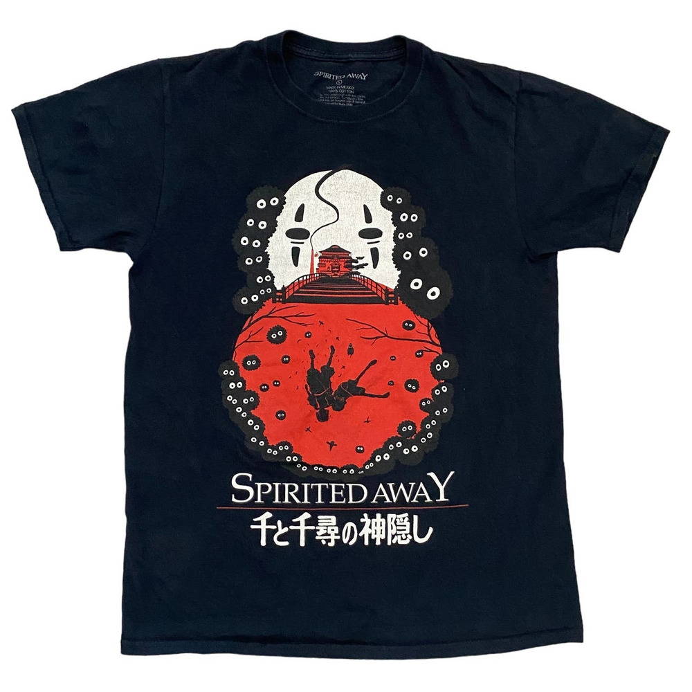 Vintage 2001 Studio Ghibli Spirited Away Our Universe T Shirt Men's S